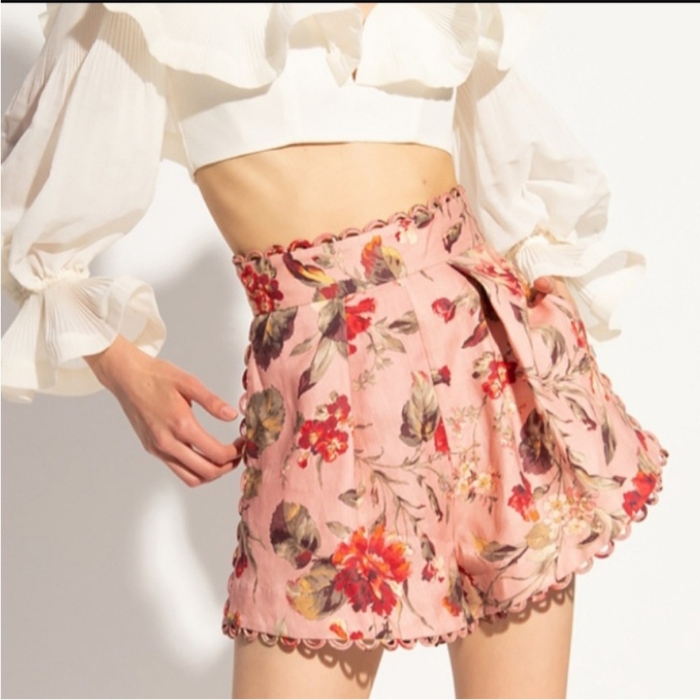 Zimmermann Cassia Scallop Short Size 2 NWT
